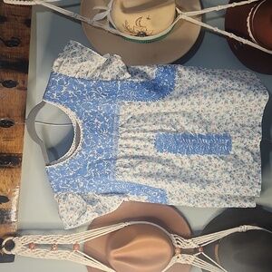 J. Marie Hughs Ruffle Top